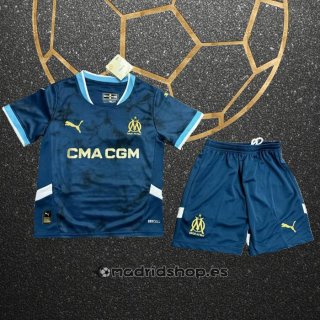 Camiseta Olympique Marsella Segunda Nino 24-25