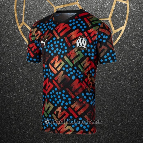 Camiseta Pre Partido del Olympique Marsella Africa 2024 Negro