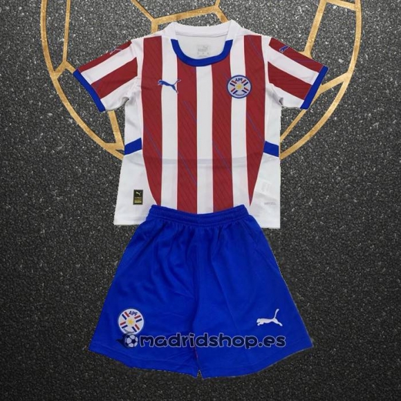 Camiseta Paraguay Primera Nino 2024