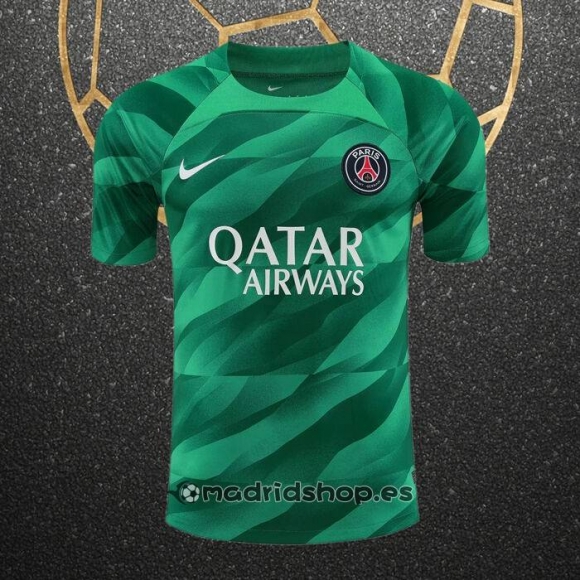 Camiseta Paris Saint-Germain Portero 23-24 Verde