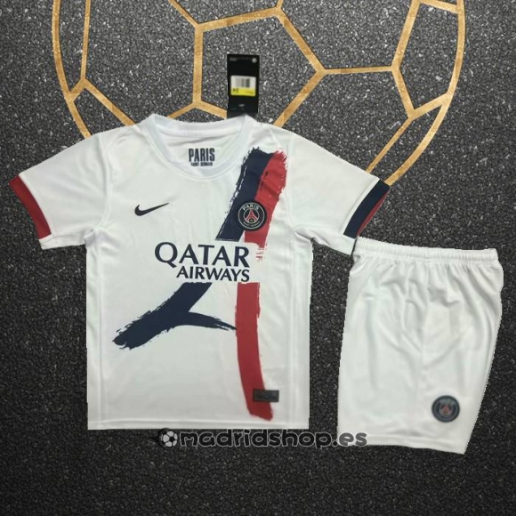 Camiseta Paris Saint-Germain Segunda Nino 24-25