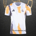 Camiseta Pre Partido del Real Madrid 2024 Blanco