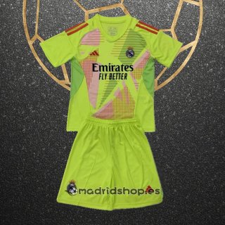 Camiseta Real Madrid Portero Cuarto Nino 24-25