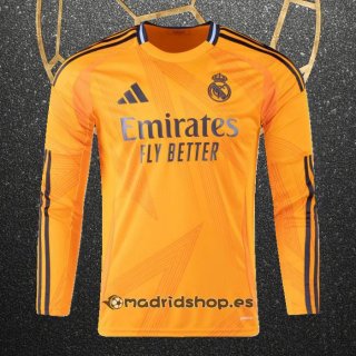 Camiseta Real Madrid Segunda Manga Larga 24-25