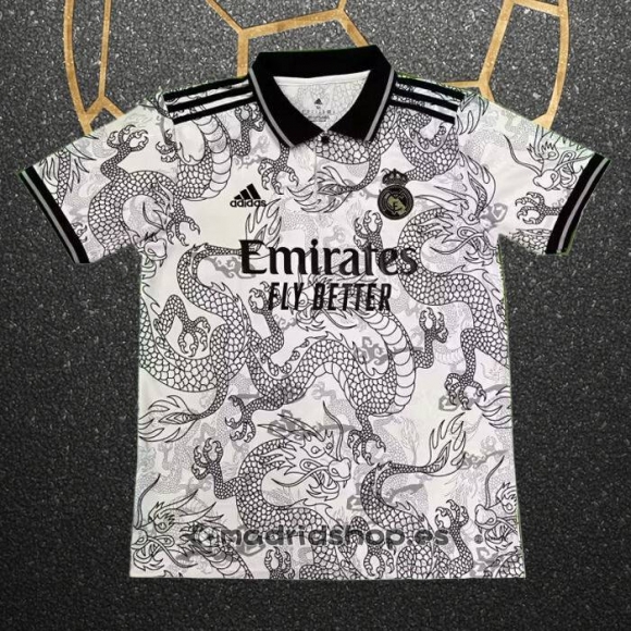 Camiseta Real Madrid Dragon 23-24 Blanco