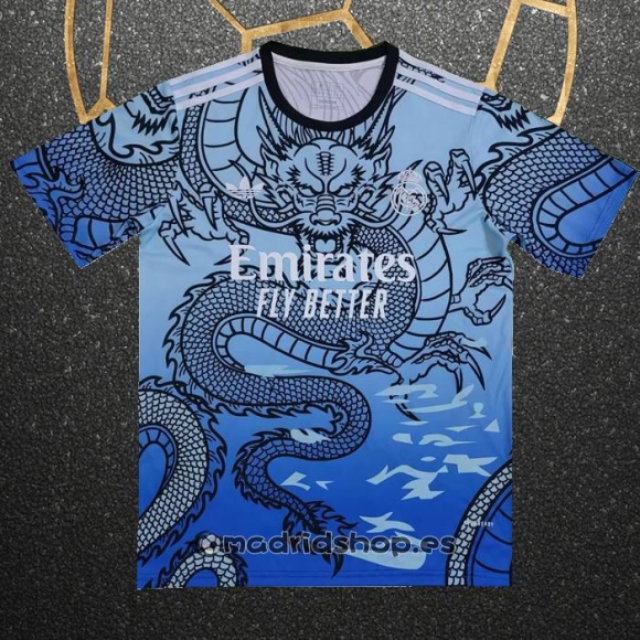 Tailandia Camiseta Real Madrid Dragon 2024-25 Azul