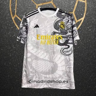 Tailandia Camiseta Real Madrid Dragon 24-25 Gris