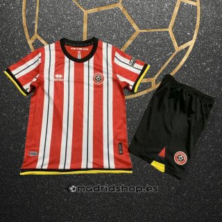 Camiseta Sheffield United Primera Nino 24-25