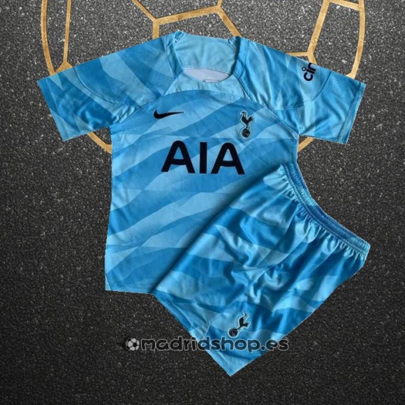 Camiseta Tottenham Hotspur Portero Nino 23-24 Azul